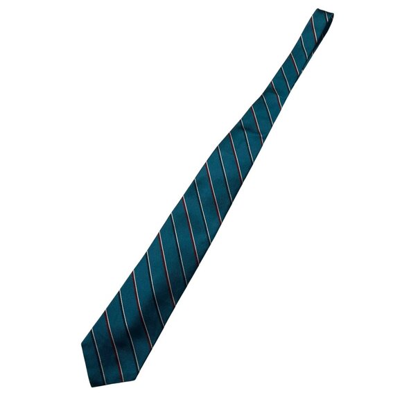 Pierre Balmain 100% Italian Silk Tie Teal - Picture 6 of 6